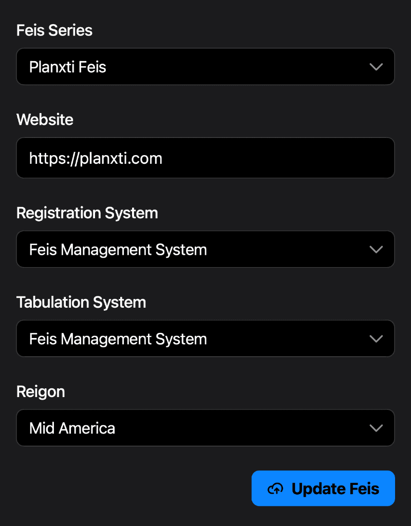 Planxti user interface