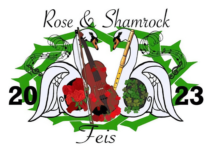 logo for Rose and Shamrock Feis