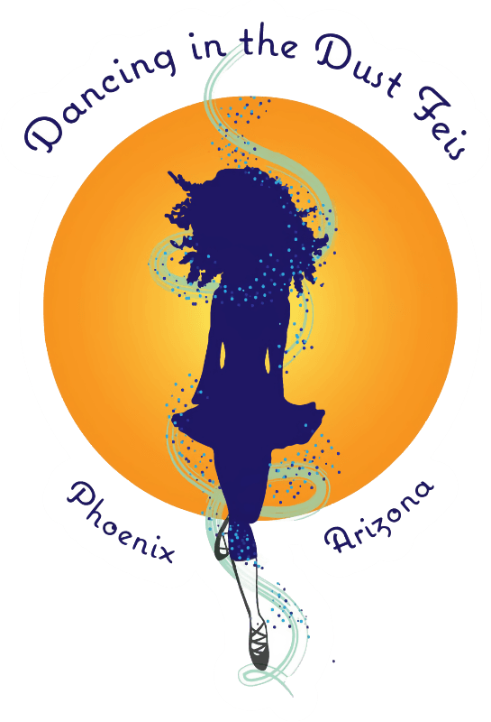 logo for Dancing in the Dust Feis