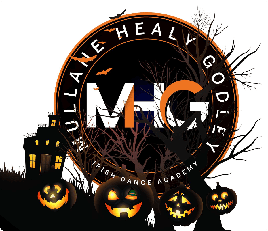 logo for Mullane Healy Godley Halloween Feis