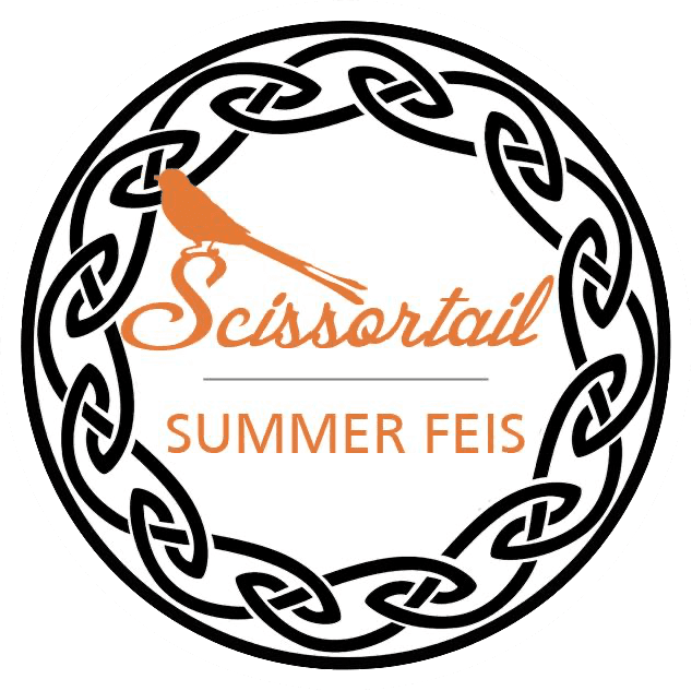 logo for Scissortail Feis