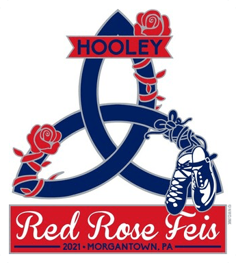 logo for Hooley Red Rose Feis