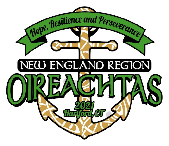 logo for New England Region Oireachtas